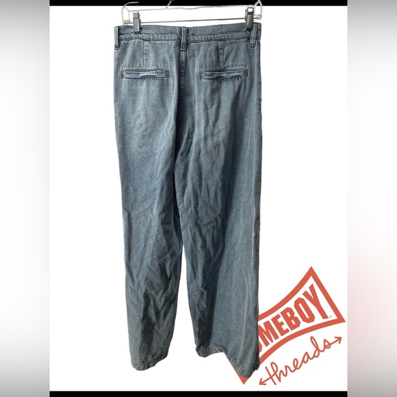 Reformation Relaxed Fit Light Blue Jeans - Picture 2 of 6